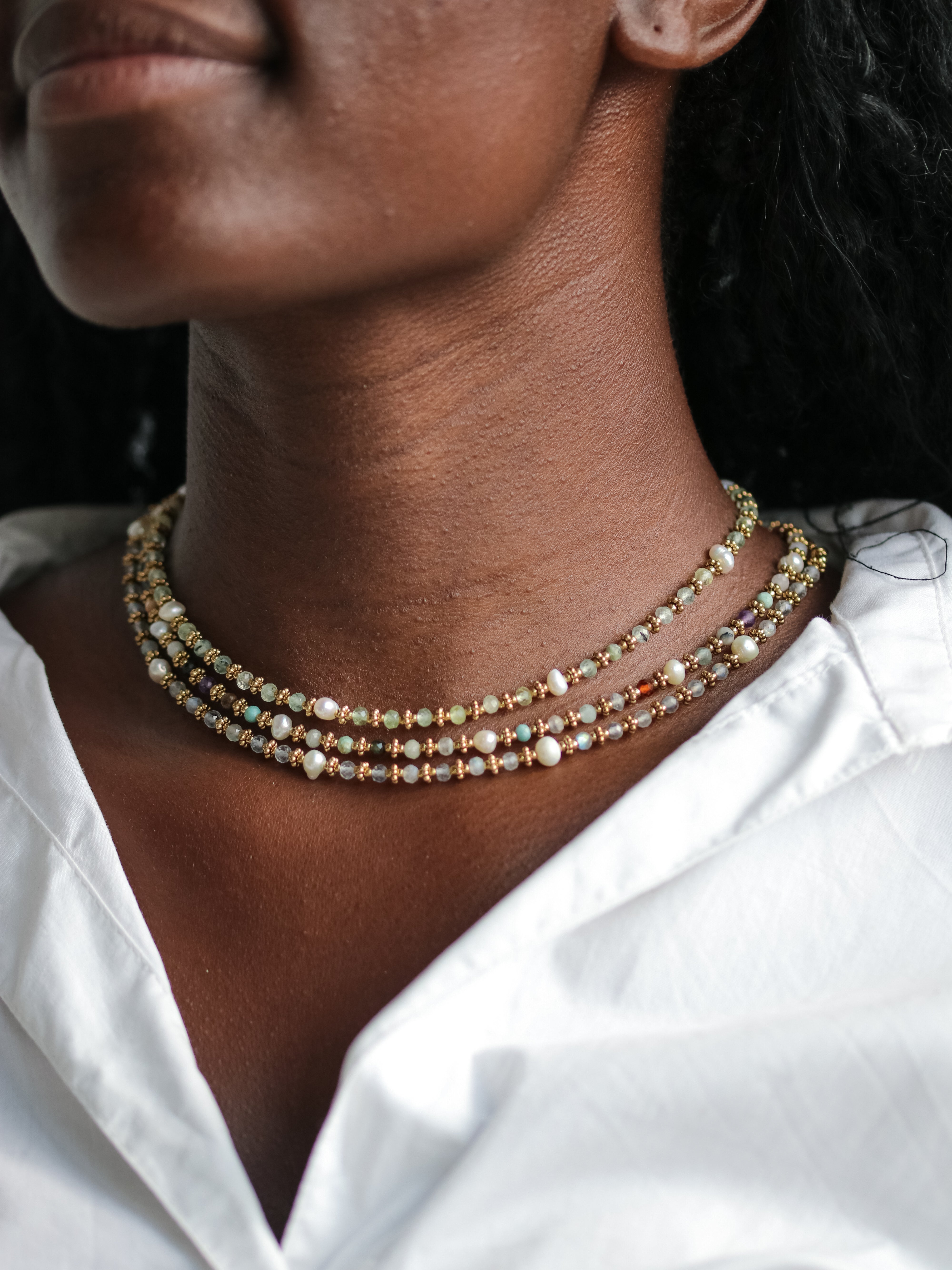 Talaia Bijoux Colliers Collier Noëlie Multicolore (7) Bijoux