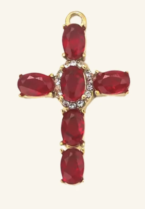 Talaia Bijoux Croix Rouge L Bijoux