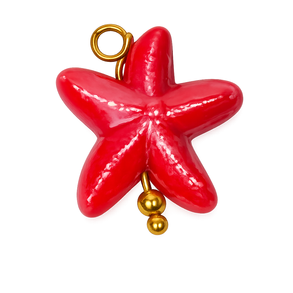 Talaia Bijoux EtoileM Rouge M Bijoux