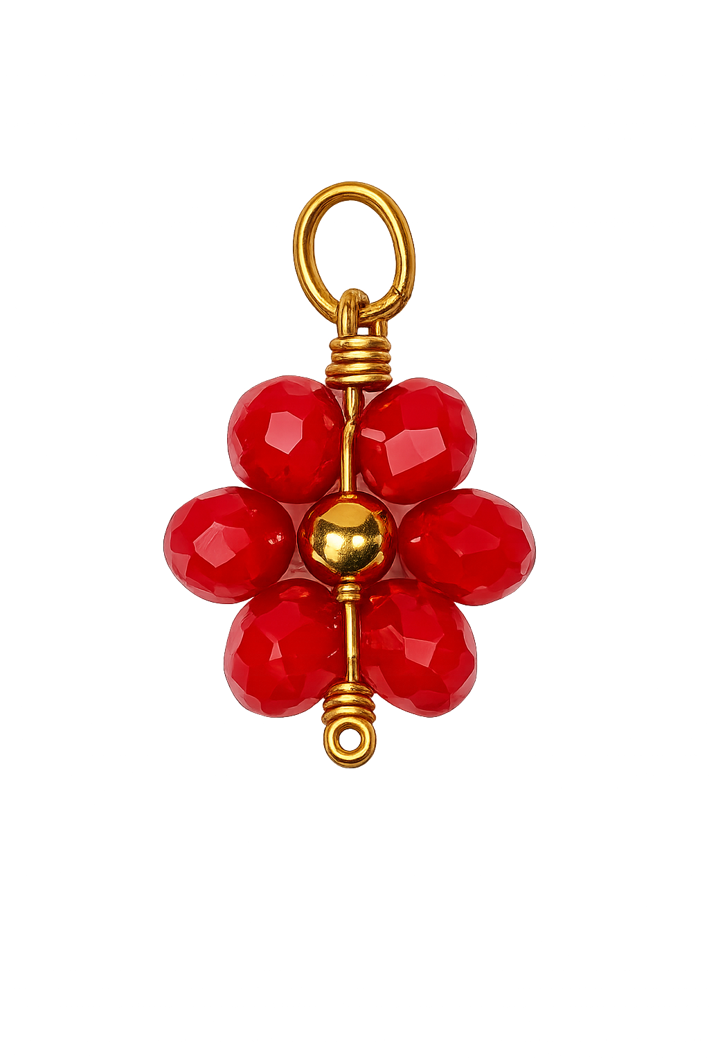 Talaia Bijoux Fleur rouge XS Bijoux