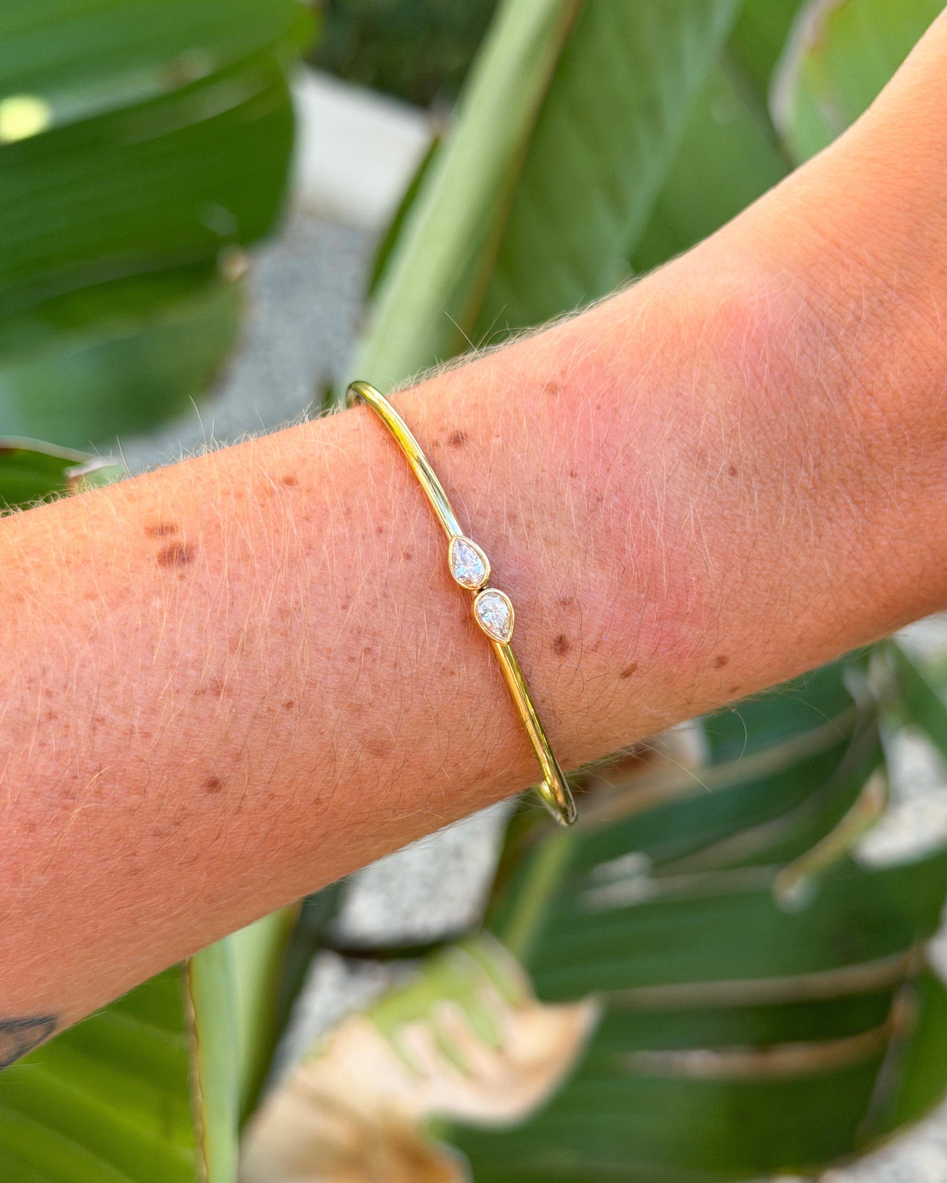 Talaia Bijoux Bracelets Dorée Jonc Alisson Bijoux