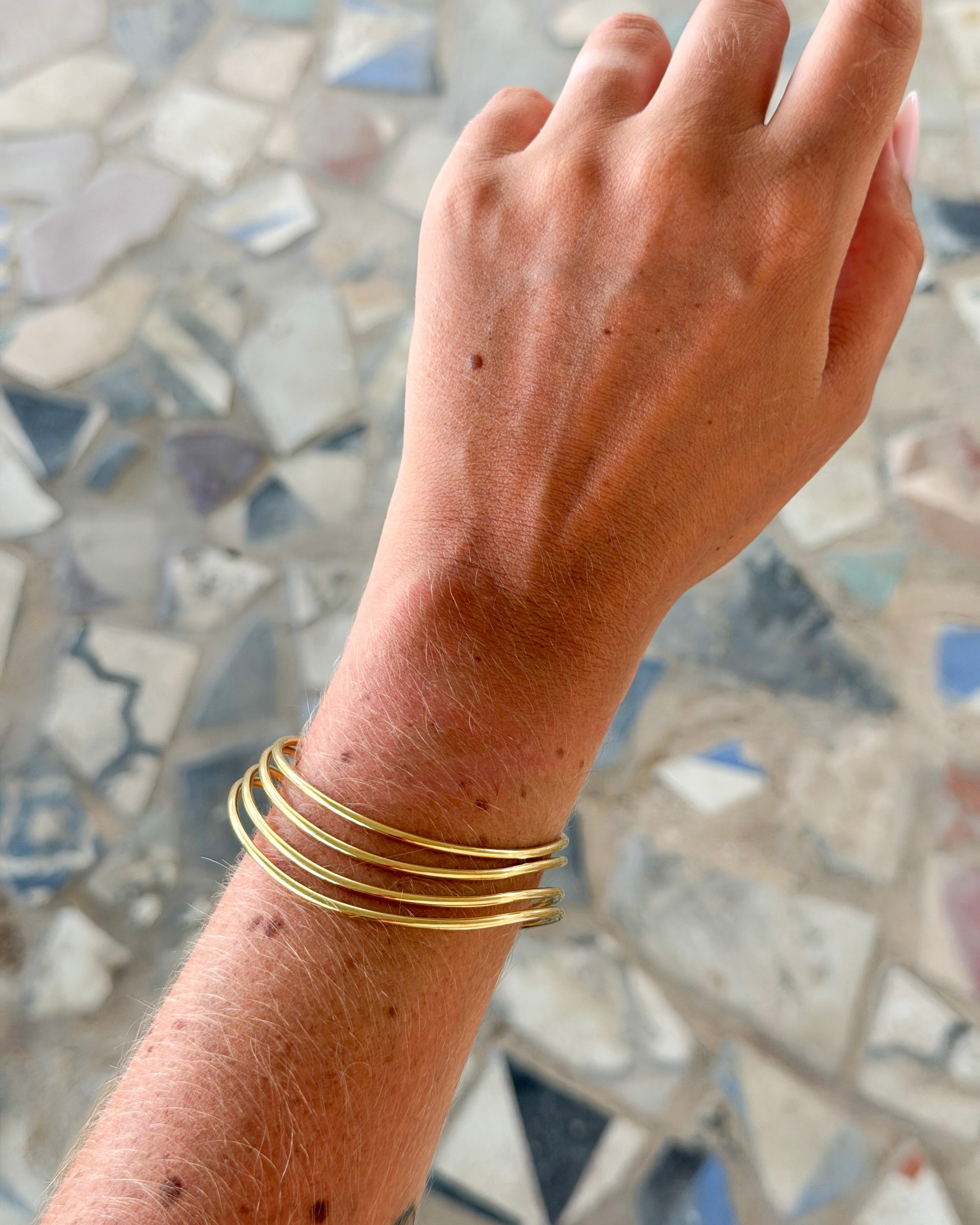 Talaia Bijoux Bracelets Dorée Jonc Daniella Bijoux