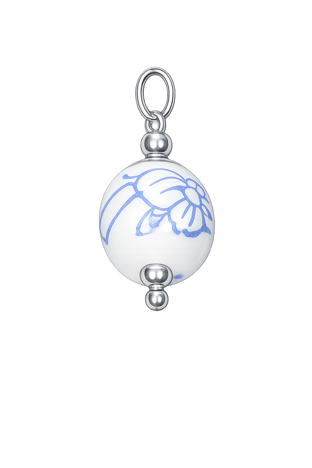 Talaia Bijoux Perle blanc/bleu 2S Bijoux