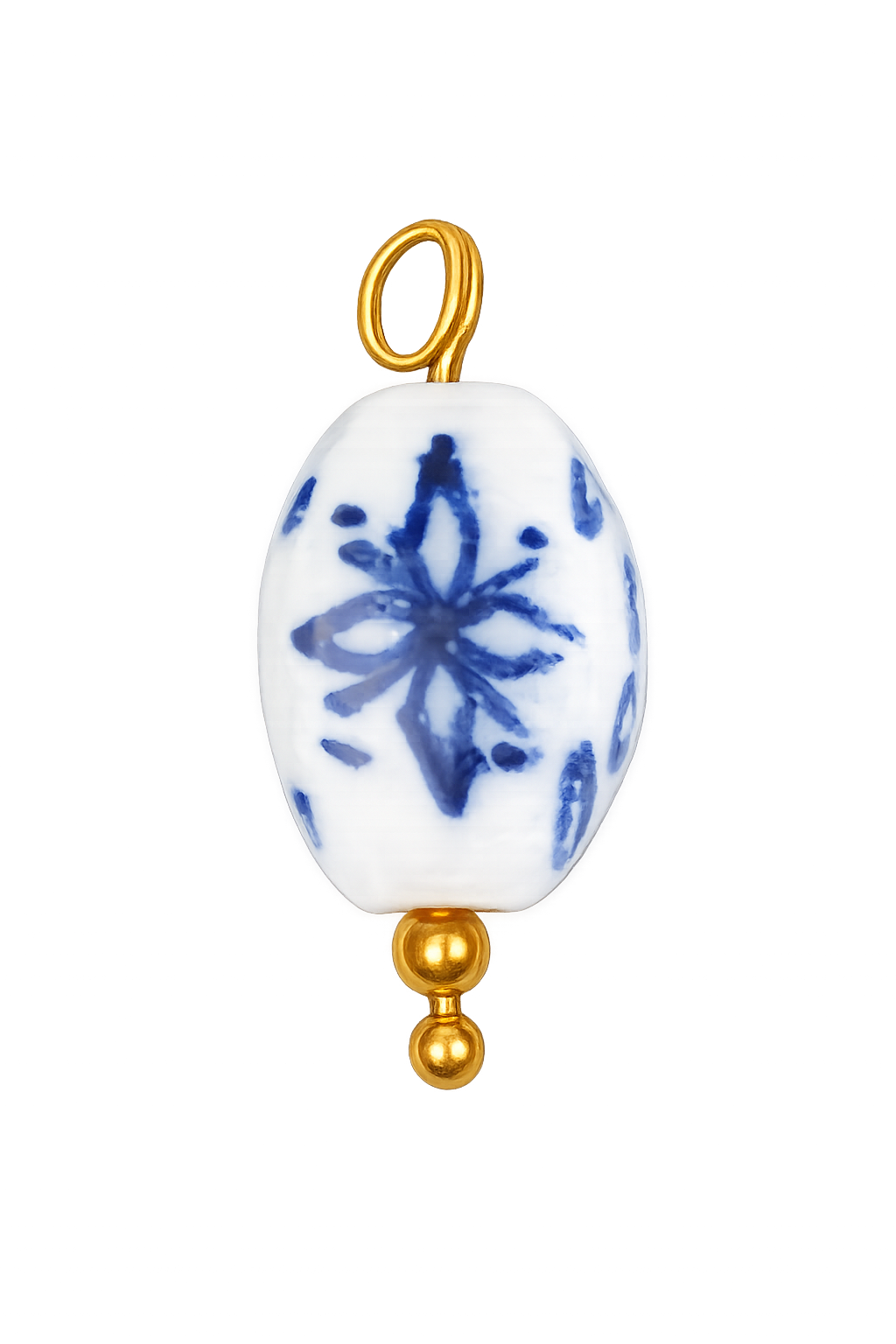 Talaia Bijoux Perle blanc/bleu M Bijoux