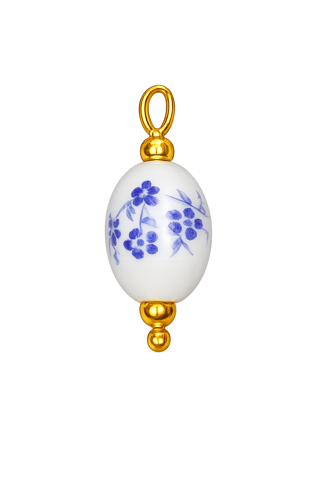 Talaia Bijoux Perle blanche/bleu1 S Bijoux