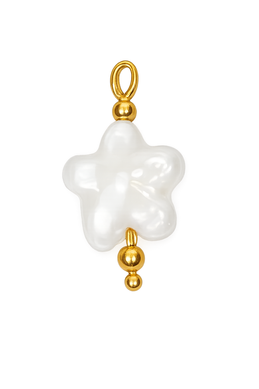 Talaia Bijoux Perle fleur blanche S Bijoux