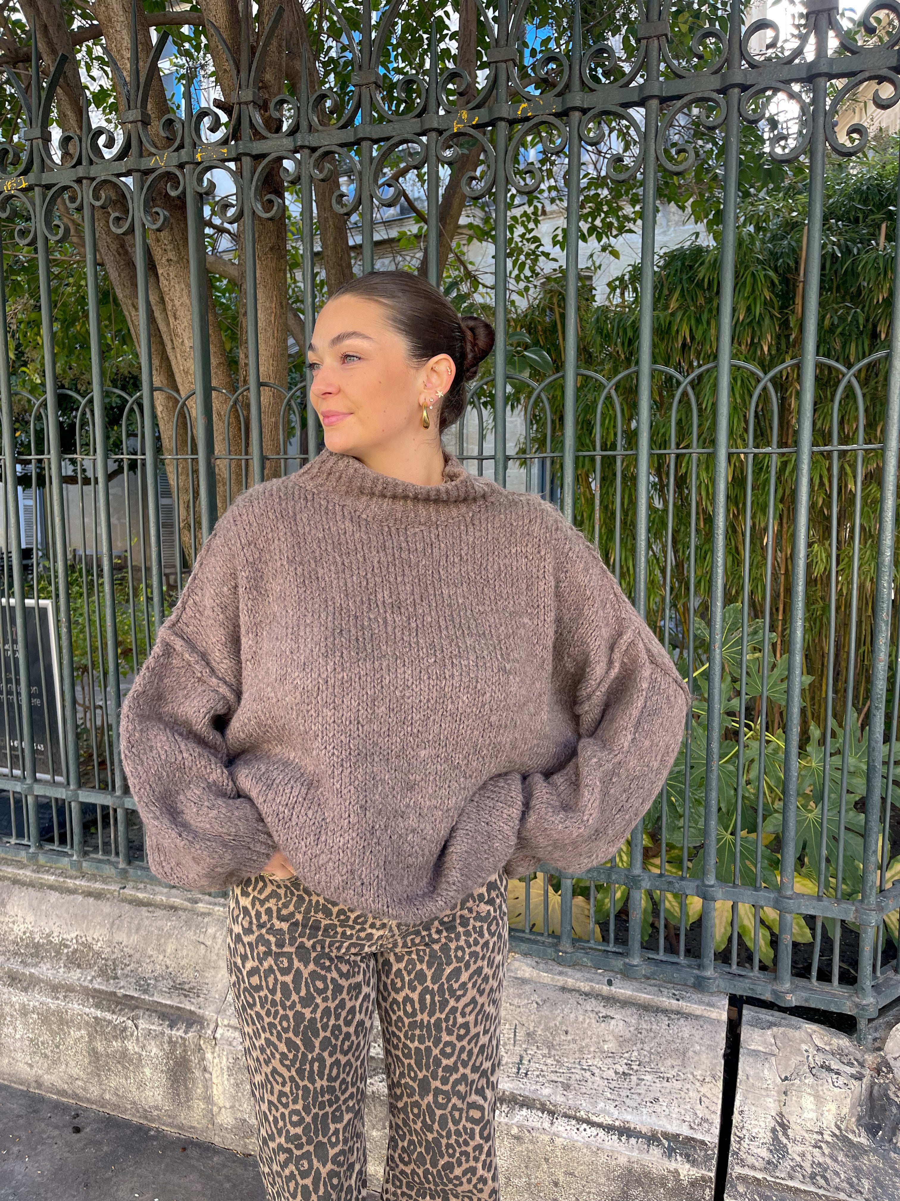 Talaia Bijoux Pull Lou choco Bijoux