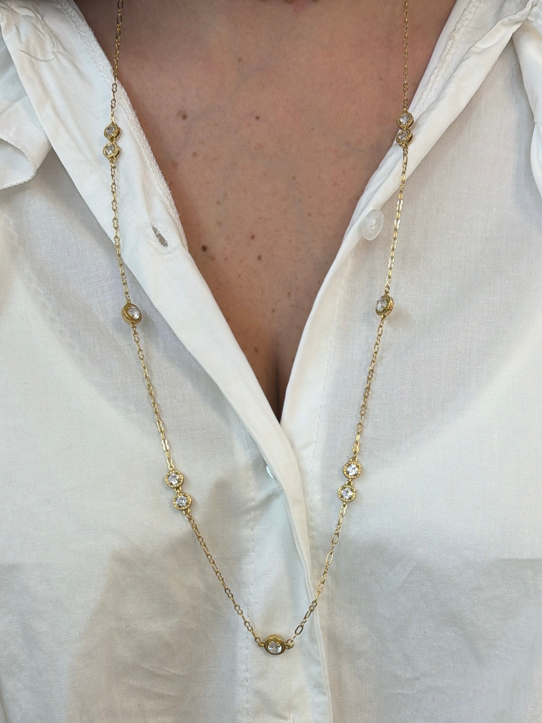 Talaia Bijoux Colliers Doré Sautoir Angèle Bijoux