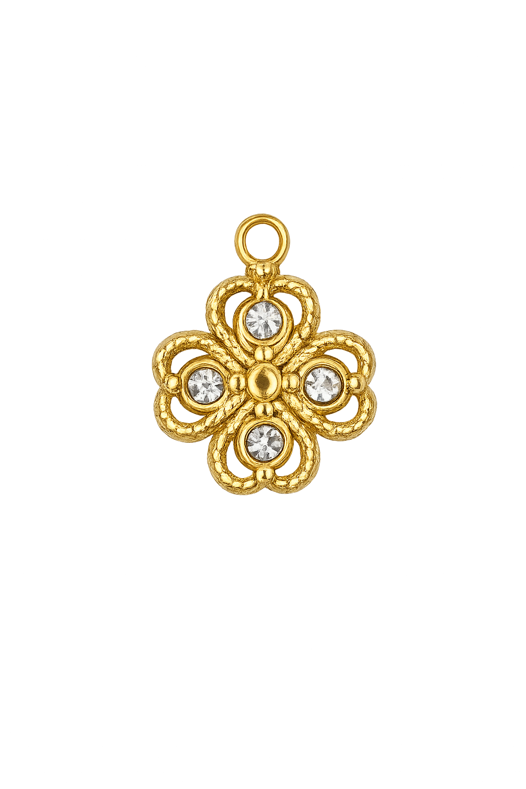 Talaia Bijoux Trèfle strass XS Bijoux