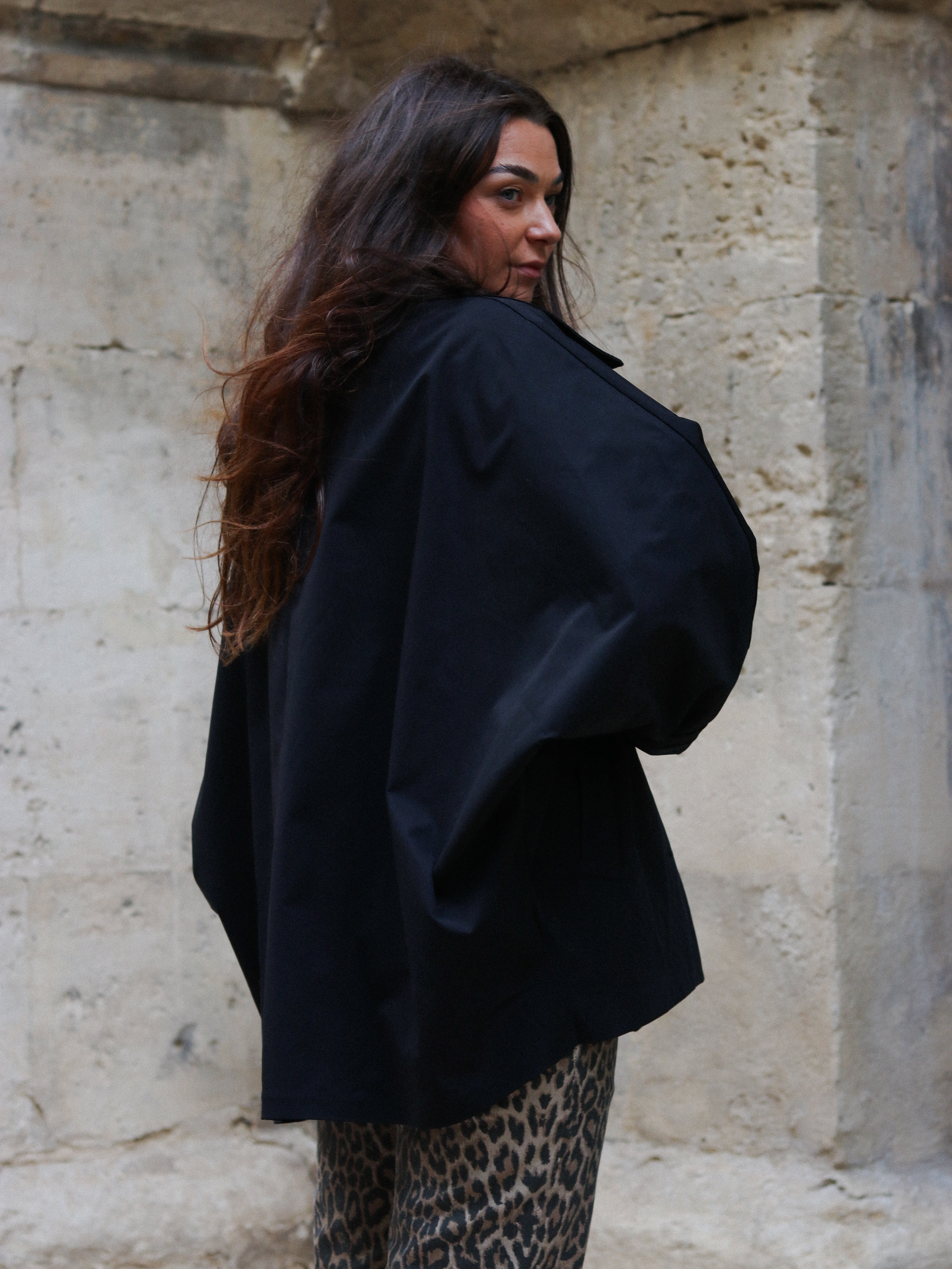 Talaia Bijoux Trench court Lina Noir Bijoux